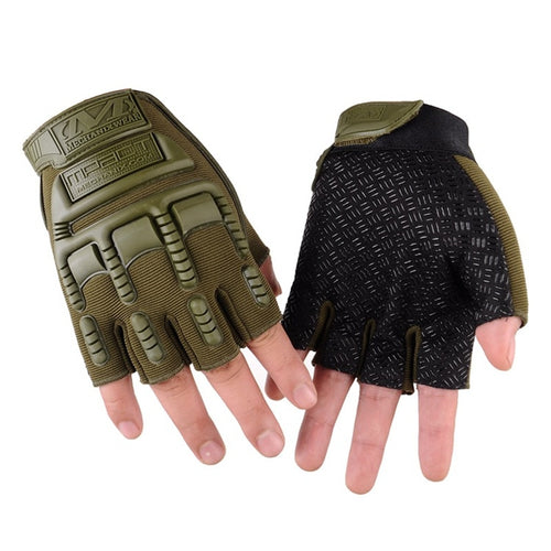 Green Fingerless Glove