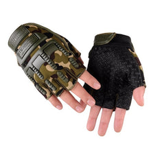 Load image into Gallery viewer, Green Fingerless Glove
